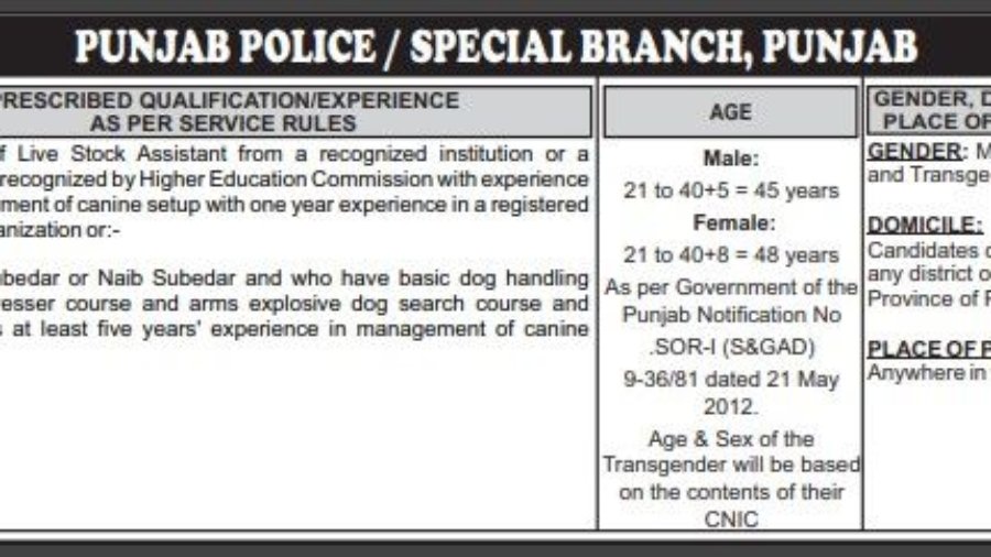 Punjab-Police-Jobs-Advertisement
